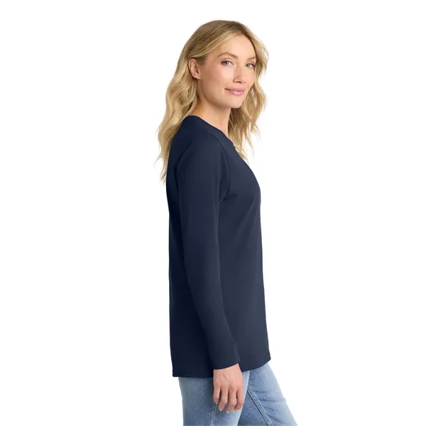 Port & Company Ladies Long Sleeve Core Cotton Tee.... from ASI 84863 SanMar