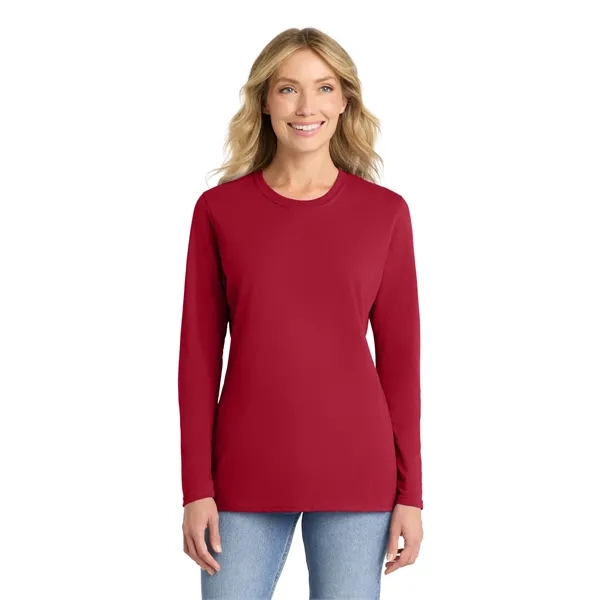 Port & Company Ladies Long Sleeve Core Cotton Tee.... from ASI 84863 SanMar