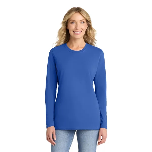 Port & Company Ladies Long Sleeve Core Cotton Tee.... from ASI 84863 SanMar
