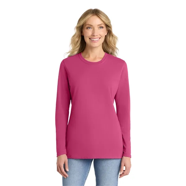 Port & Company Ladies Long Sleeve Core Cotton Tee.... from ASI 84863 SanMar