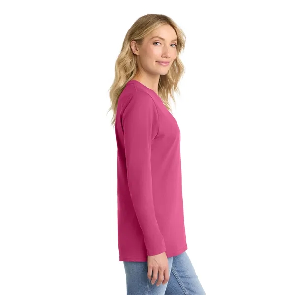 Port & Company Ladies Long Sleeve Core Cotton Tee.... from ASI 84863 SanMar