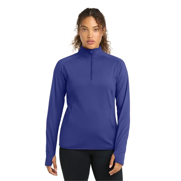 Sport-Tek Ladies Sport-Wick Stretch 1/2-Zip Pullover.... from ASI 84863 SanMar