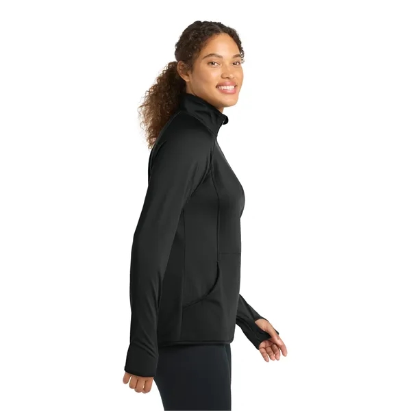 Sport-Tek Ladies Sport-Wick Stretch 1/2-Zip Pullover.... from ASI 84863 SanMar
