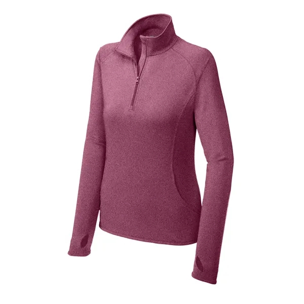 Sport-Tek Ladies Sport-Wick Stretch 1/2-Zip Pullover.... from ASI 84863 SanMar