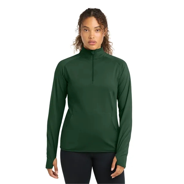 Sport-Tek Ladies Sport-Wick Stretch 1/2-Zip Pullover.... from ASI 84863 SanMar