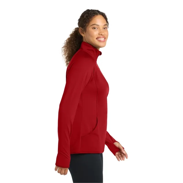 Sport-Tek Ladies Sport-Wick Stretch 1/2-Zip Pullover.... from ASI 84863 SanMar