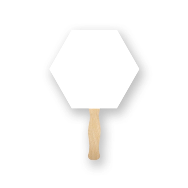 Hexagon shaped hand fan.... from ASI 93520 Ventura Inc
