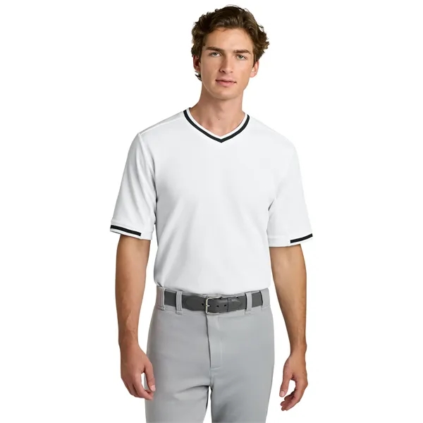 Sport-Tek Tough Mesh V-Neck Baseball Jersey... from ASI 84863 SanMar