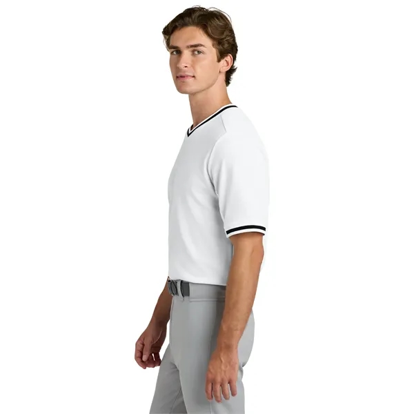Sport-Tek Tough Mesh V-Neck Baseball Jersey... from ASI 84863 SanMar