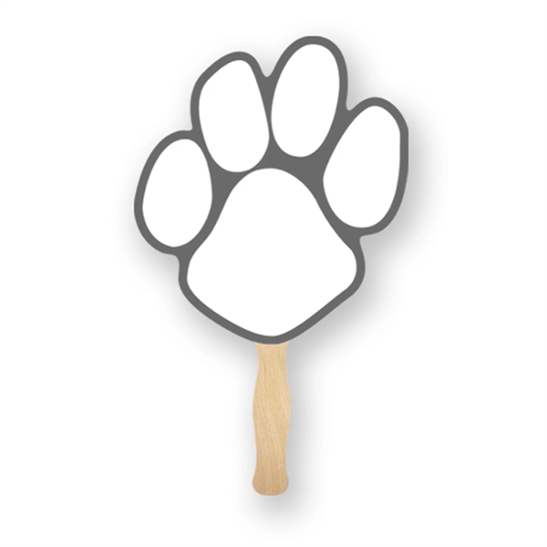 Full Color Paw shaped hand fan.... from ASI 93520 Ventura Inc