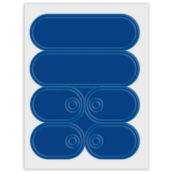 Self-sticking sneaker reflectors with a pair of Lace-Tags™.... from ASI 54040 Fey Promo / Reflectix®