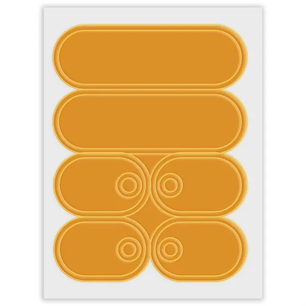 Self-sticking sneaker reflectors with a pair of Lace-Tags™.... from ASI 54040 Fey Promo / Reflectix®