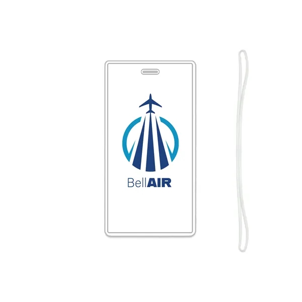 Reflective luggage tag measuring 2.18"H x 4.25"W and available in several... from ASI 54040 Fey Promo / Reflectix® Mi Line by Fey