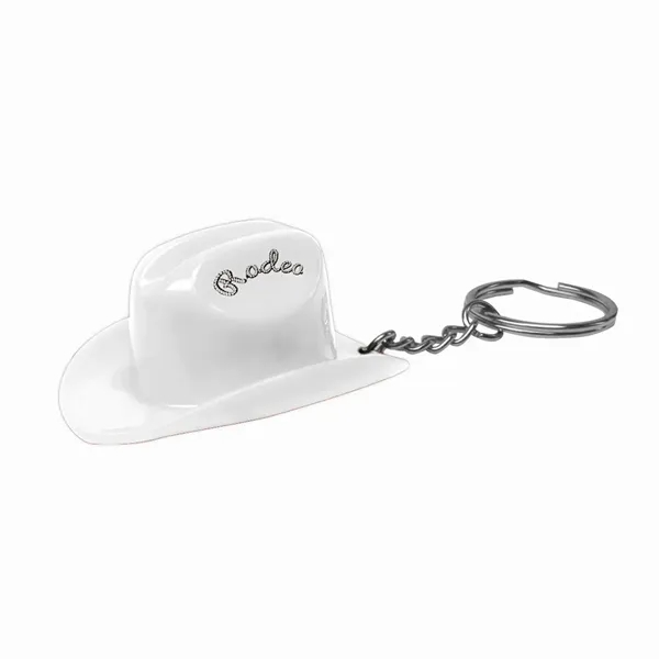 Miniature plastic cowboy hat bottle opener key tag.... from ASI 31517 Admart Products / Admart Line