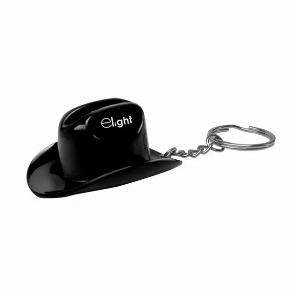 Miniature plastic cowboy hat bottle opener key tag.... from ASI 31517 Admart Products / Admart Line