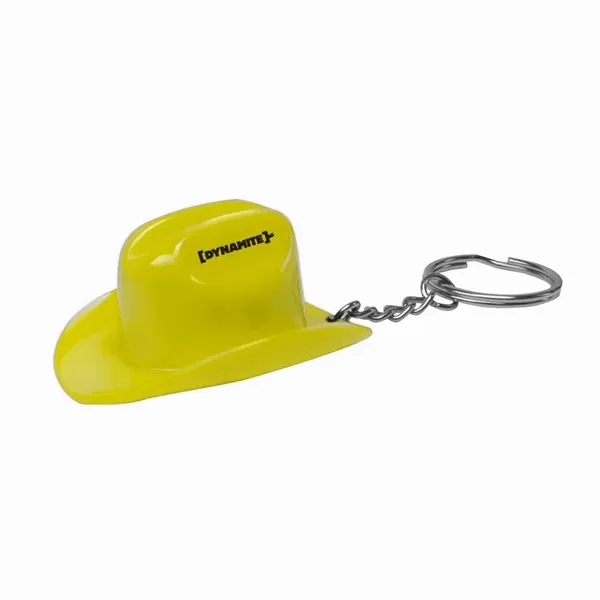 Miniature plastic cowboy hat bottle opener key tag.... from ASI 31517 Admart Products / Admart Line