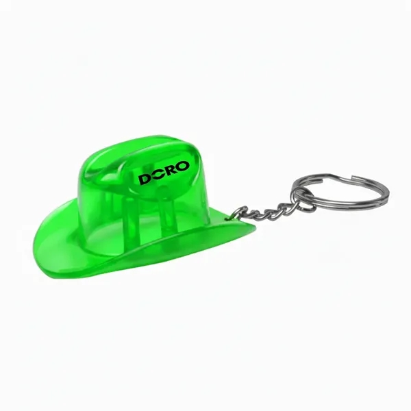 Miniature plastic cowboy hat bottle opener key tag.... from ASI 31517 Admart Products / Admart Line