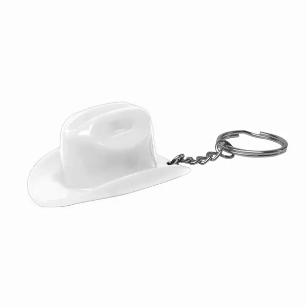 Miniature plastic cowboy hat bottle opener key tag.... from ASI 31517 Admart Products / Admart Line