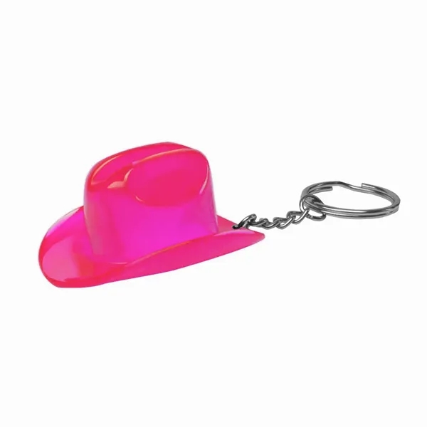 Miniature plastic cowboy hat bottle opener key tag.... from ASI 31517 Admart Products / Admart Line