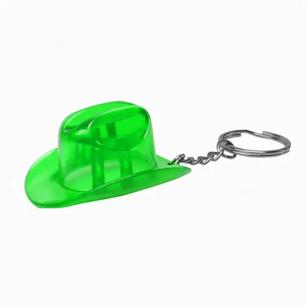 Miniature plastic cowboy hat bottle opener key tag.... from ASI 31517 Admart Products / Admart Line