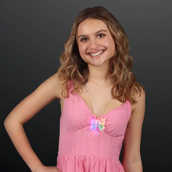 Acrylic Butterfly Light Up Necklace; Blank Pricing... from ASI 34194 ALightPromos