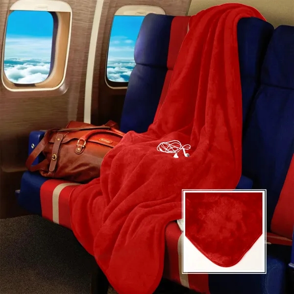 Coral fleece blanket.... from ASI 68507 The Magnet Group / The Bag Factory®