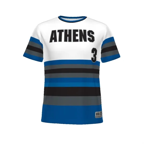 Youth freestyle sublimated baseball crew neck jersey with moisture wicking and... from ASI 37461 Augusta Sportswear