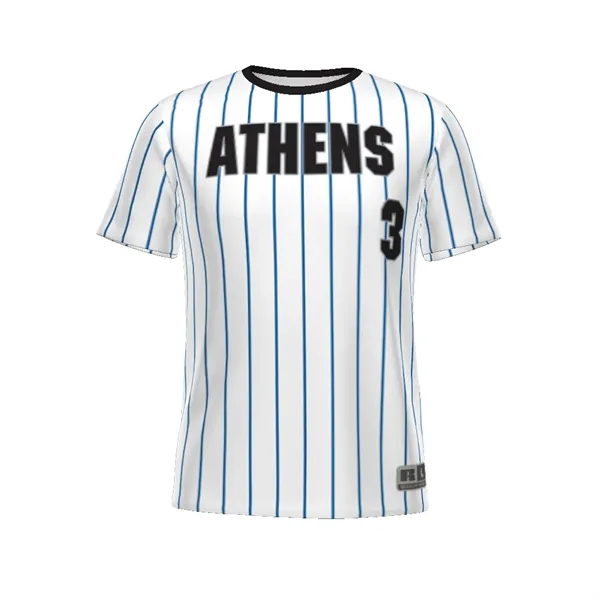 Youth freestyle sublimated baseball crew neck jersey with moisture wicking and... from ASI 37461 Augusta Sportswear