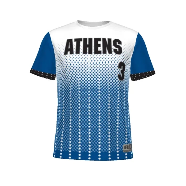 Youth freestyle sublimated baseball crew neck jersey with moisture wicking and... from ASI 37461 Augusta Sportswear