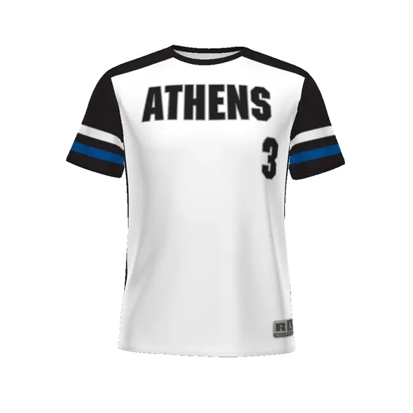 Youth freestyle sublimated baseball crew neck jersey with moisture wicking and... from ASI 37461 Augusta Sportswear