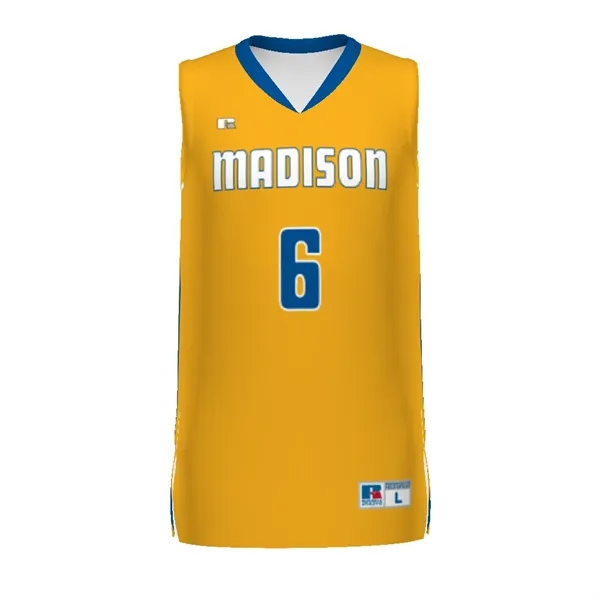 Sublimated elite basketball jersey combines lightweight stretch knit and moisture-wicking performance... from ASI 37461 Augusta Sportswear