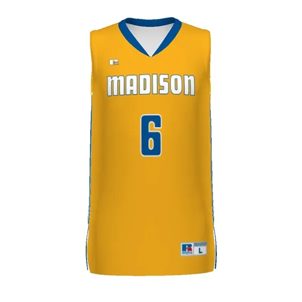 Sublimated elite basketball jersey combines lightweight stretch knit and moisture-wicking performance... from ASI 37461 Augusta Sportswear