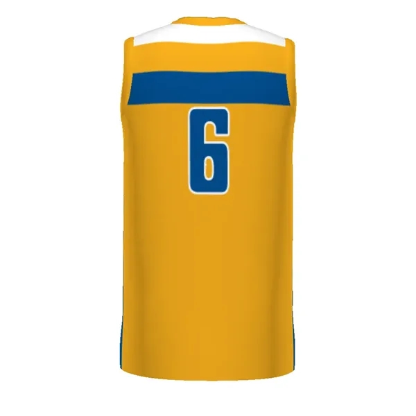 Sublimated elite basketball jersey combines lightweight stretch knit and moisture-wicking performance... from ASI 37461 Augusta Sportswear