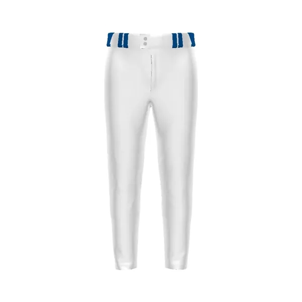 Sublimated youth baseball pant delivers a secure tapered fit with reinforced... from ASI 37461 Augusta Sportswear