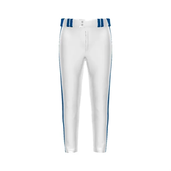 Sublimated youth baseball pant delivers a secure tapered fit with reinforced... from ASI 37461 Augusta Sportswear