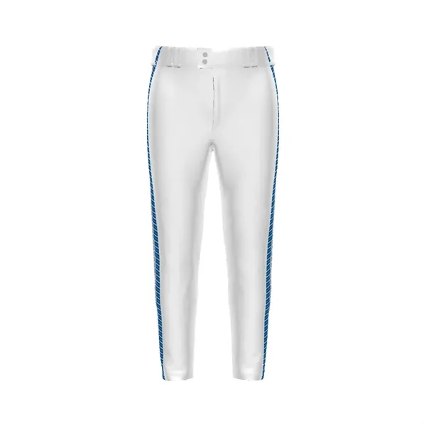 Sublimated youth baseball pant delivers a secure tapered fit with reinforced... from ASI 37461 Augusta Sportswear