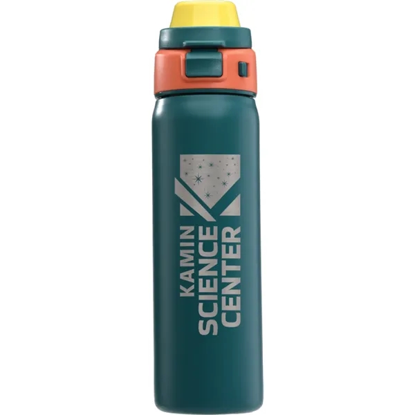 Stainless steel water bottle with copper vacuum insulation.... from ASI 71920 Moderne Glass Company Inc