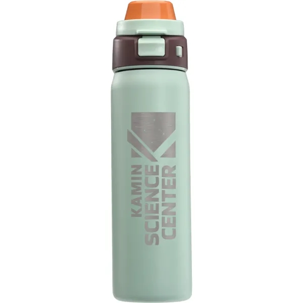 Stainless steel water bottle with copper vacuum insulation.... from ASI 71920 Moderne Glass Company Inc