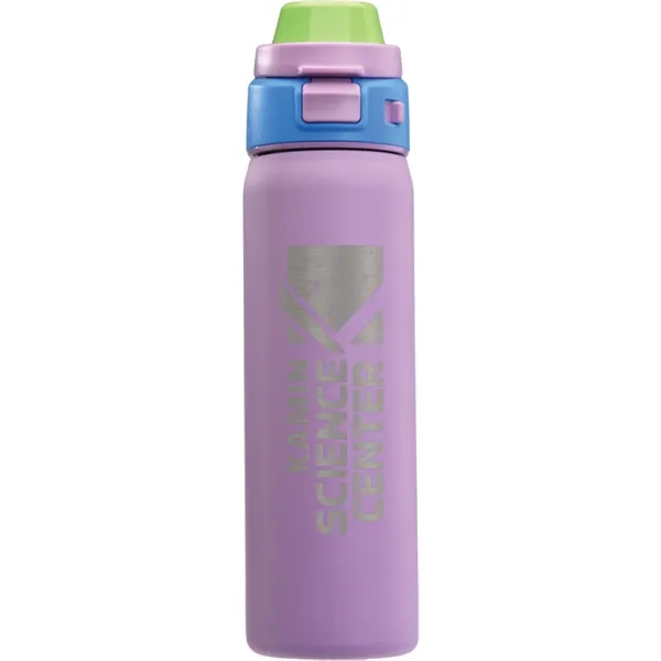 Stainless steel water bottle with copper vacuum insulation.... from ASI 71920 Moderne Glass Company Inc
