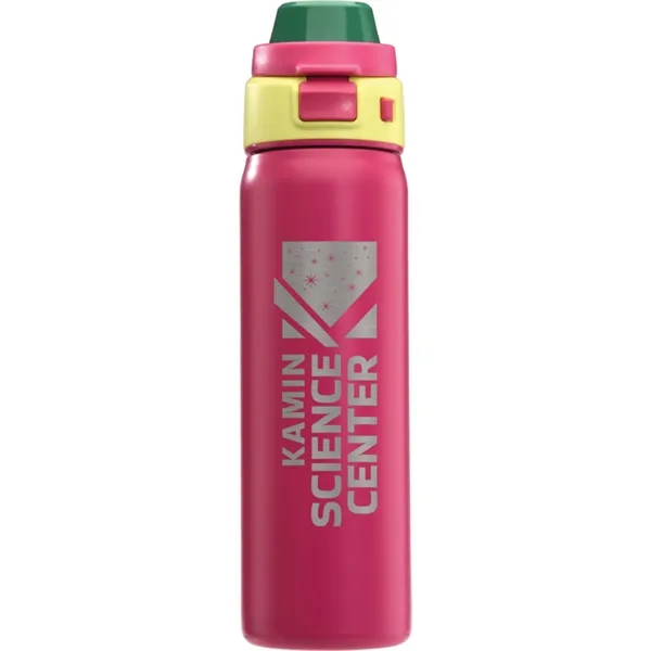 Stainless steel water bottle with copper vacuum insulation.... from ASI 71920 Moderne Glass Company Inc