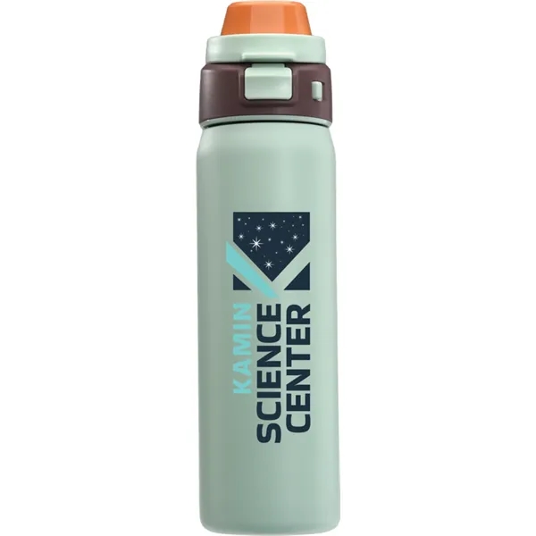 Stainless steel water bottle with copper vacuum insulation.... from ASI 71920 Moderne Glass Company Inc