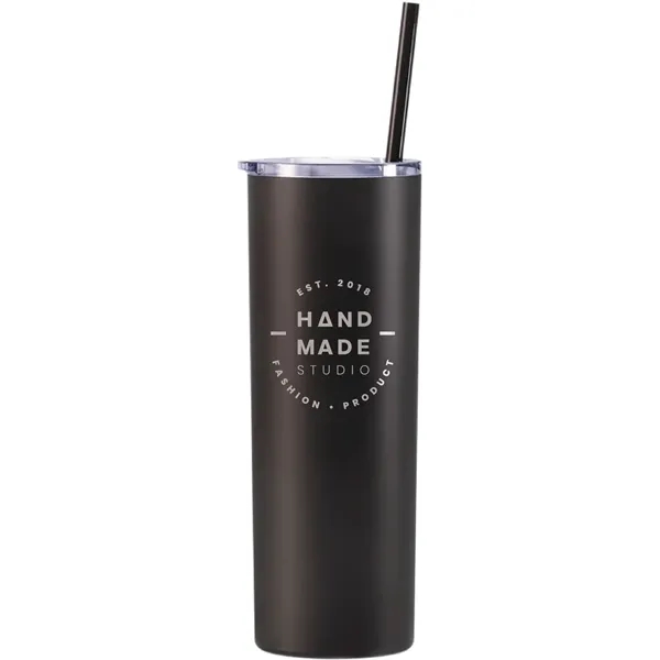 Maars 20 ounce insulated stainless steel skinny drinking tumbler with clear... from ASI 74601 Calico