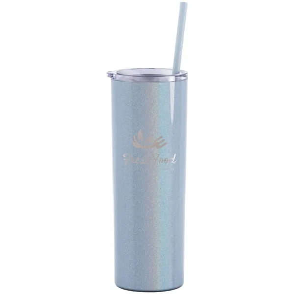 Maars 20 ounce insulated stainless steel skinny drinking tumbler with clear... from ASI 74601 Calico