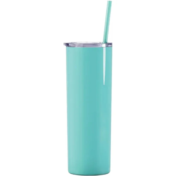 Maars 20 ounce insulated stainless steel skinny drinking tumbler with clear... from ASI 74601 Calico