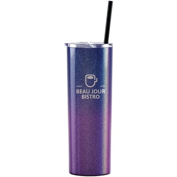 Maars 20 ounce insulated stainless steel skinny drinking tumbler with clear... from ASI 74601 Calico