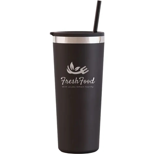 Maars 22 ounce insulated stainless steel hot and cold tumbler with... from ASI 74601 Calico