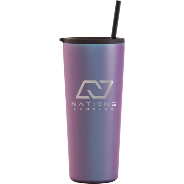 Maars 22 ounce insulated stainless steel hot and cold tumbler with... from ASI 74601 Calico