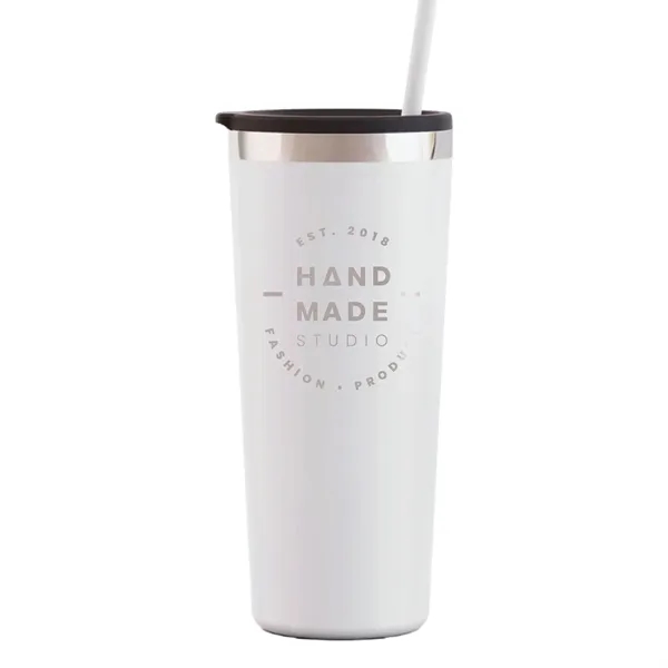 Maars 22 ounce insulated stainless steel hot and cold tumbler with... from ASI 74601 Calico