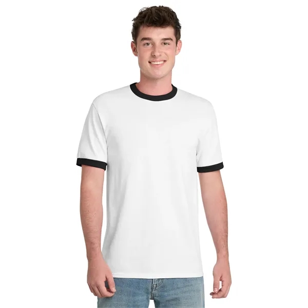 Port & Company Core Cotton Ringer Tee.... from ASI 84863 SanMar