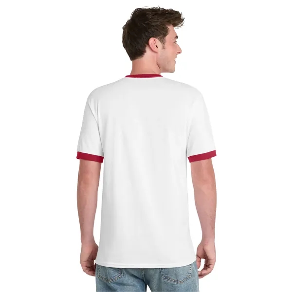 Port & Company Core Cotton Ringer Tee.... from ASI 84863 SanMar